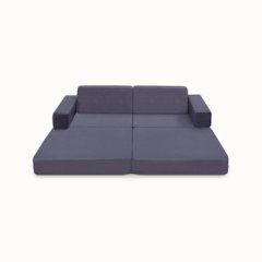 Evolur Lunox Kids Sofa, Navy