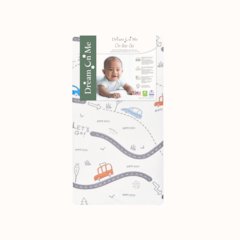 Dream On Me 150 Coil Inner Spring On The Go Crib and Toddler Mattress