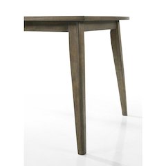 Bistro Vintage Walnut 72" Wide Contemporary Rectangle Dining Table