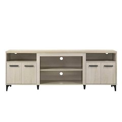 Evander 70"W Oak Finish 4-Door TV Stand
