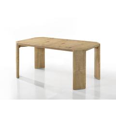 Magnus Oak Finish 84" Extendable Rectangular Dining Table