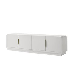 Palmer 70"W White 4-Door TV Stand