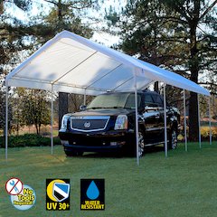 King Canopy Universal Canopy 10-Feet by 27-Feet, 1 3/8-Inch Steel Frame, 10 Leg