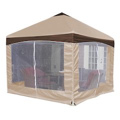 King Canopy Garden Party Backyard Gazebo 10-Feet by 10-Feet, 4-Leg