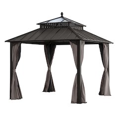 10 ft. x 10 ft. Kingston Extra-Tall, Wide Hardtop Gazebo
