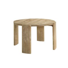 Bristol Mid-Century Round Dining Table, Kepler Driftwood