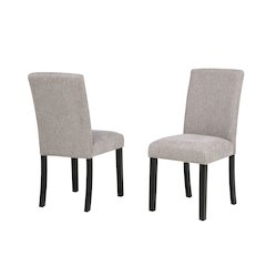 Yvonne Dining Chairs, Set of 2, Grey