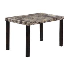 Best Master Melissa Faux Marble Top Dining Table