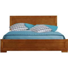 Oxford Platform Bed, Oak, King/ Oak