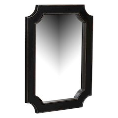 Trento 31" Mirror in Distressed Black