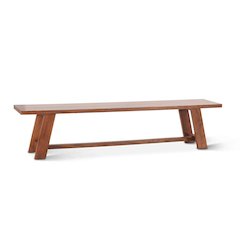 Stavanger 80" Bench in Cinnamon Brown Finish