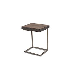 Vallarta Side Table in Mango Wood with Two Tone Finish