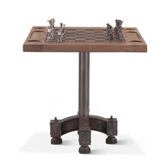 Rustic Revival Chess Table