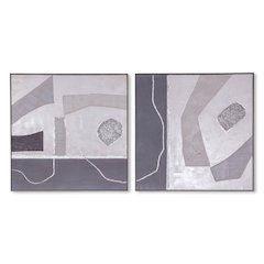 Urban Essence Hand Painted Framed Diptych