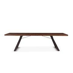Nottingham 106" Dining Table with Walnut Finish