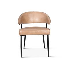 Brisbane Dover Armchair in Antique Ivory Leather