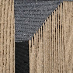 Delmar Woven Framed Art, Blue Grey