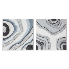 Gemstone Grace Hand Painted Framed Diptych