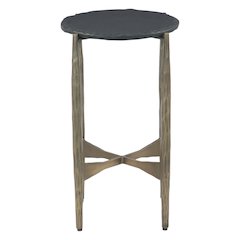 Odessa 13" Nesting Side Table with Black Marble, Set of 2