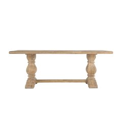 84 Inch Rectangle Wood Dining Table, Antique Oak Finish Dining Room Table