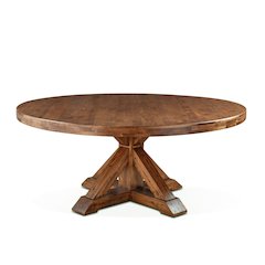Sierra 60" Round Dining Table in Earth Finish