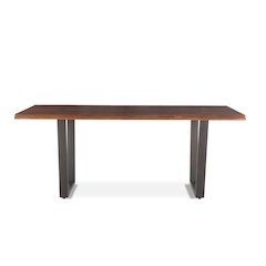 Belfrie 72" Dining Table in Acacia with Walnut Finish