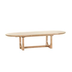 Valencia 86-110" Oval Extension Dining Table in Gray Birch