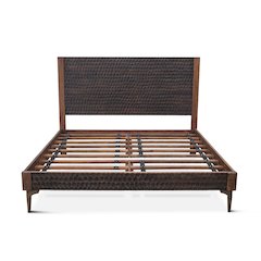 Vallarta King Bed in Mango Wood with Two Tone Finish