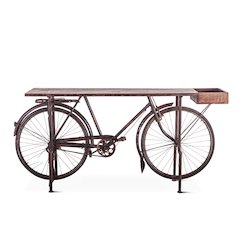 Paxton Reclaimed Teak Bicycle Console