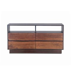Palermo Dresser in Acacia with Raw Walnut Finish
