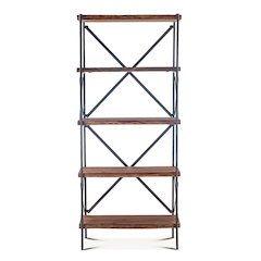 Blayne 78-Inch Tall Live Edge Bookshelf