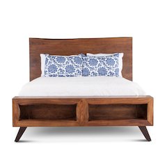 Nottingham Queen Bed in Walnut Finish