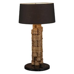 Heritage Rope and Marble Table Lamp
