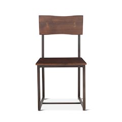 Belfrie Dining Chair in Walnut Finish