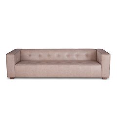 Portia Cream Leather Sofa