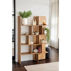 Hawker 48" Bookshelves in Natural Brown