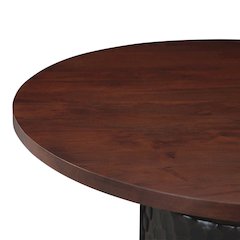Vallarta 48" Round Dining Table in Two Tone
