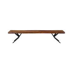 Rosewood 90" Bench in Natural Sheesham