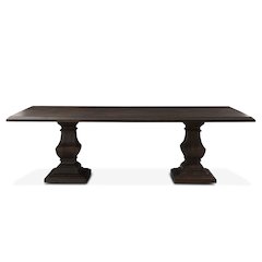 Toulon 98In Vintage Brown Rectangle Dining Table
