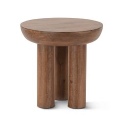 Noto 20" Side Table in Acorn Brown