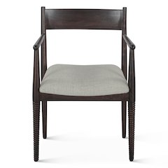 Provence 22" Upholstered Dining Chair in Dark Sienna