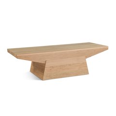 Incus 58" Coffee Table in Natural Oak
