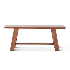 Stavanger 60" Counter Bench in Cinnamon Brown Finish
