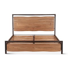 Glenwood Queen Bed in Smoked Acacia