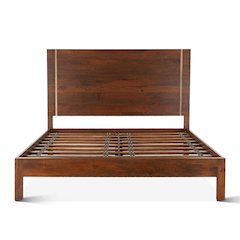 Manhattan Retro Mid Century King Platform Bed
