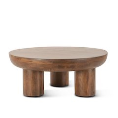 Noto 39" Coffee Table in Acorn Brown