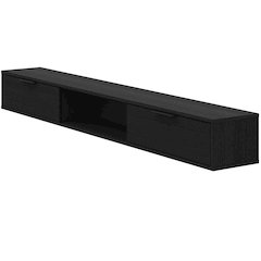 Slim 72” Wall-mounted TV Stand with 2 Storage Cabinets