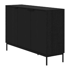 Connor 3-Door Buffet Black