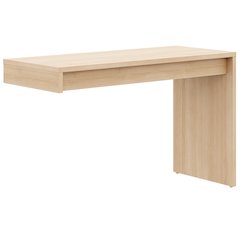 Reversible Desk Panel For Home Office, Natural Blonde Oak