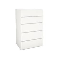 5-Drawer Dresser Chest, White